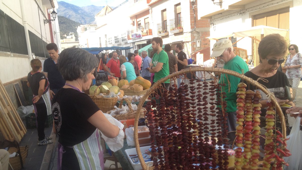 Puestos de productos ecológicos de la anterior edición.