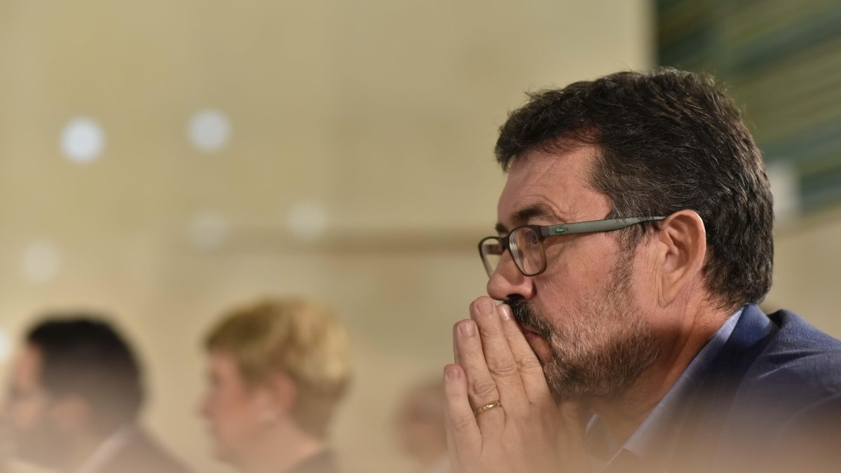 Rafael Esteban, portavoz de Izquierda Unida en el Ayuntamiento de Almería