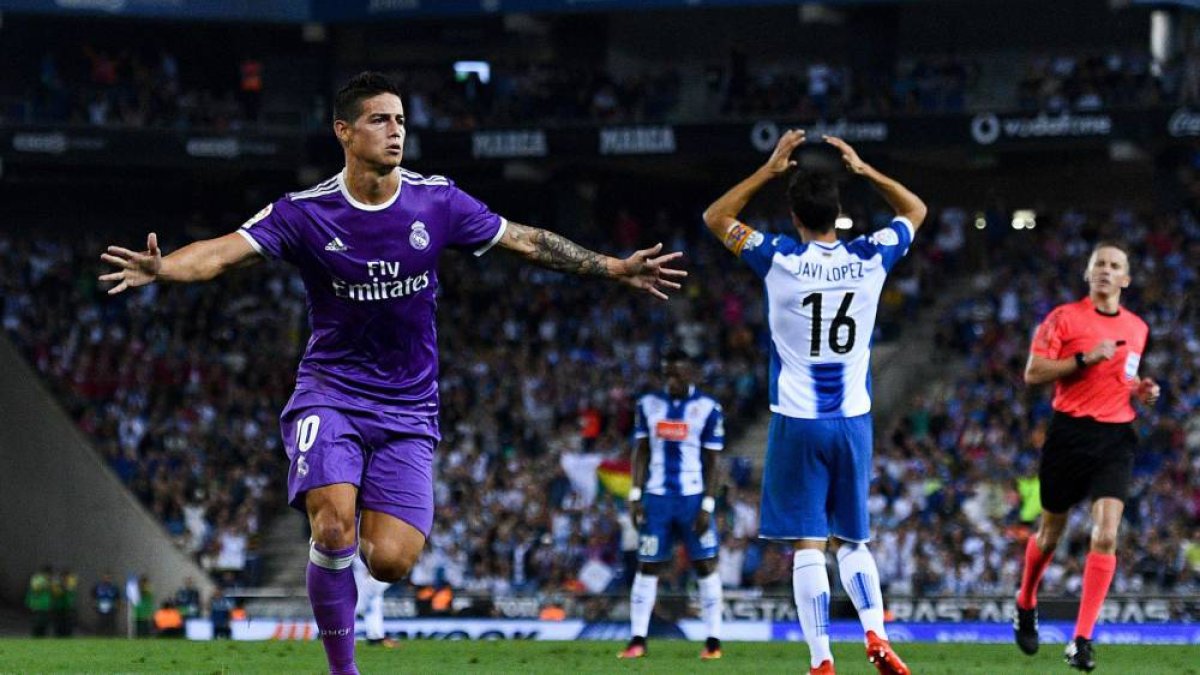 James vuelve a sonreir en el Real Madrid.