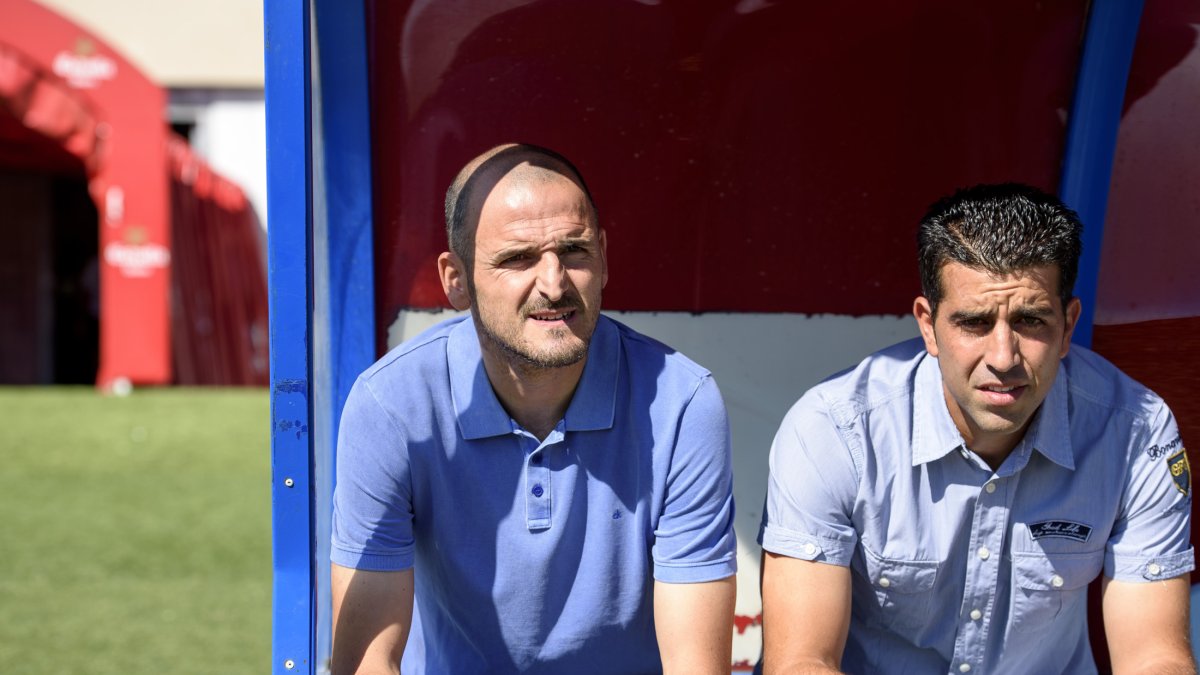 Fernando Soriano y su segundo, Juanito.