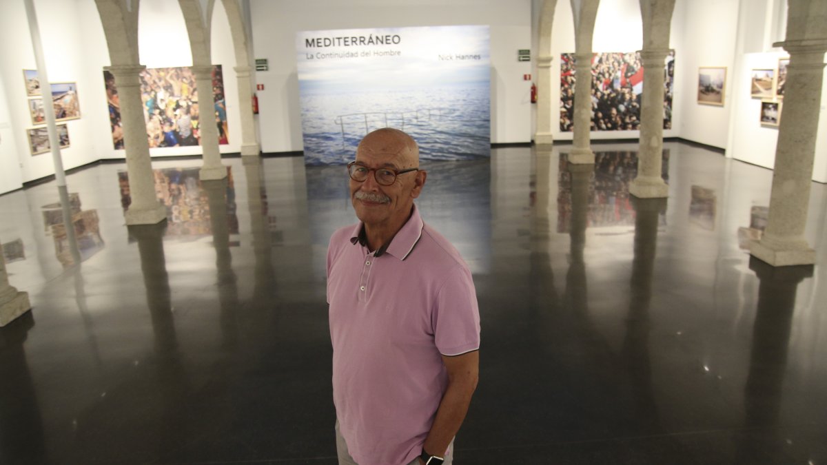 Pablo Juliá durante la entrevista.