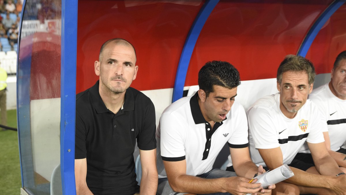 Soriano en el banquillo del Mediterráneo.