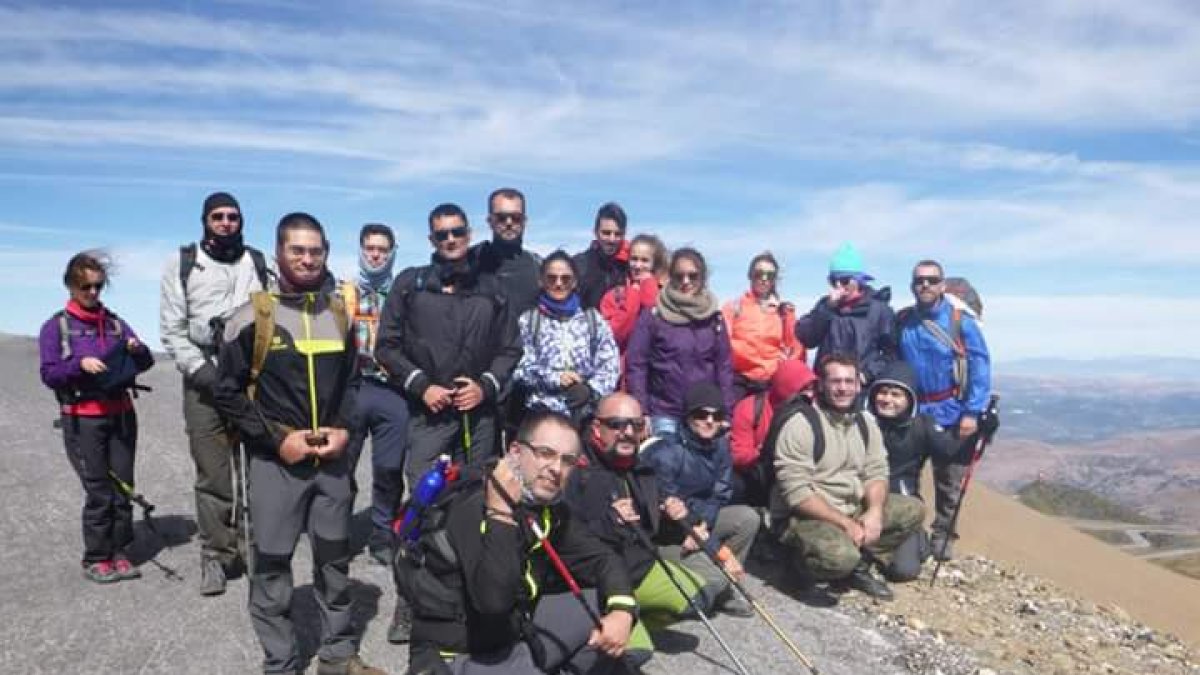 Participantes en la ruta del año pasado.