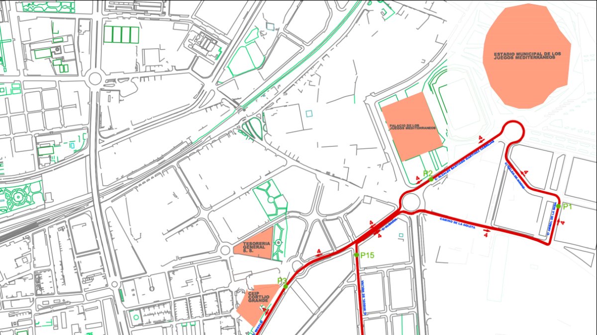 Imagen del itinerario de la Línea 4