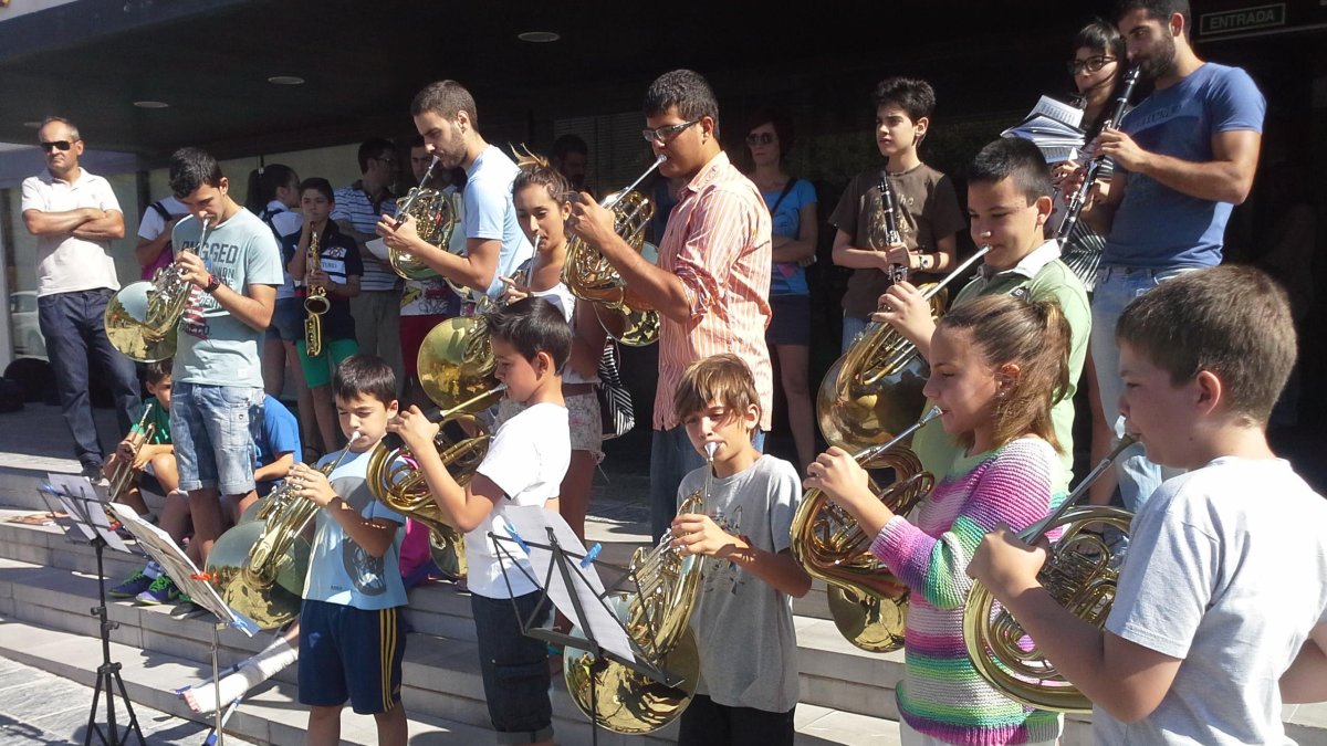 Imagen de archivo de protestas de alumnos.