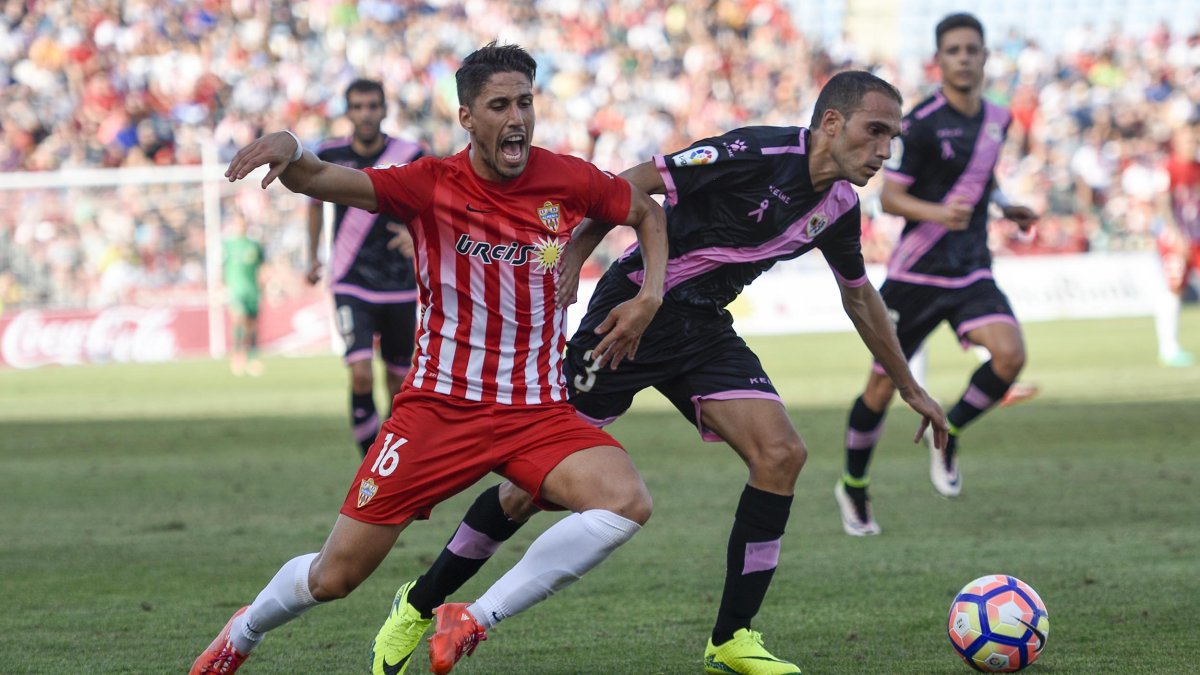 Fidel en el Almería-Rayo.