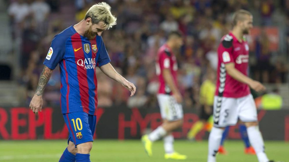 Messi es el reflejo de la derrota.