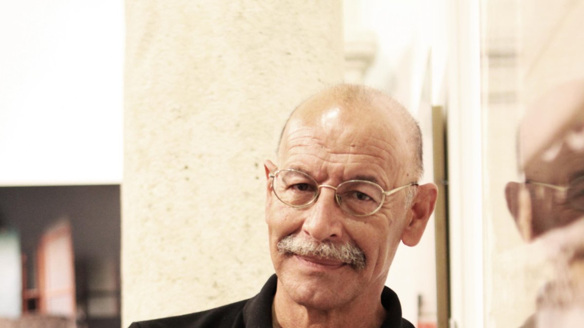 Pablo Juliá en el Centro Andaluz de la Fotografía, durante una entrevista concedida a este diario en 2010.