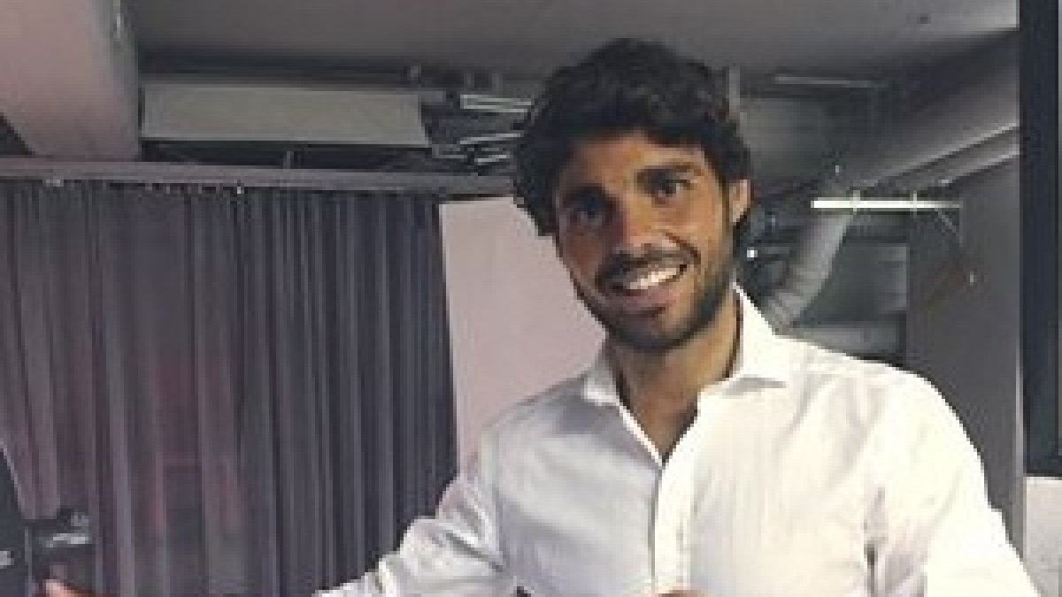 Galán con su nueva camiseta.