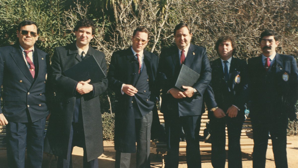 La visita del presidente de la RFEF a Almería tuvo a Pepe El Gamba de protagonista.