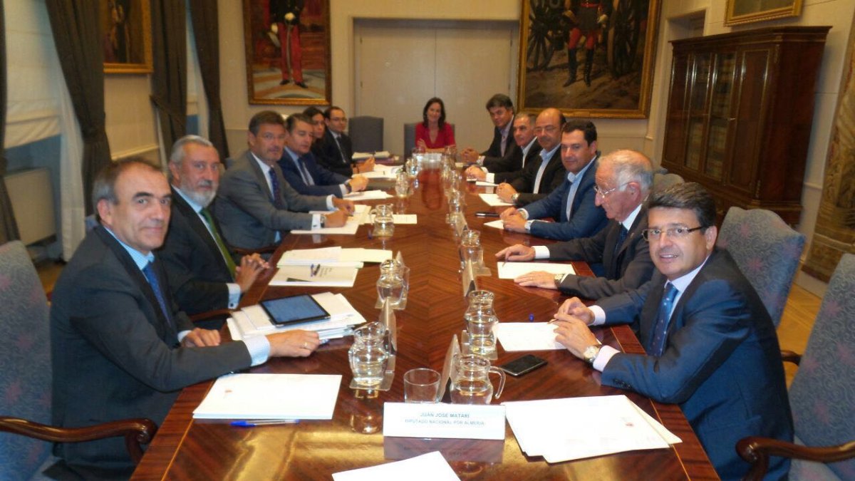 Reunión en Madrid el pasado lunes.
