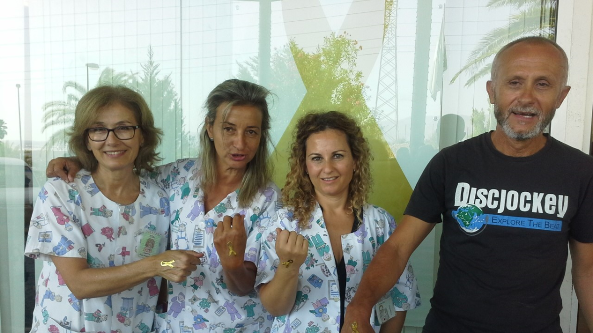Elisa Bernárdez, María del Mar Valles, María del Mar Bautista y Javier López-Gay.