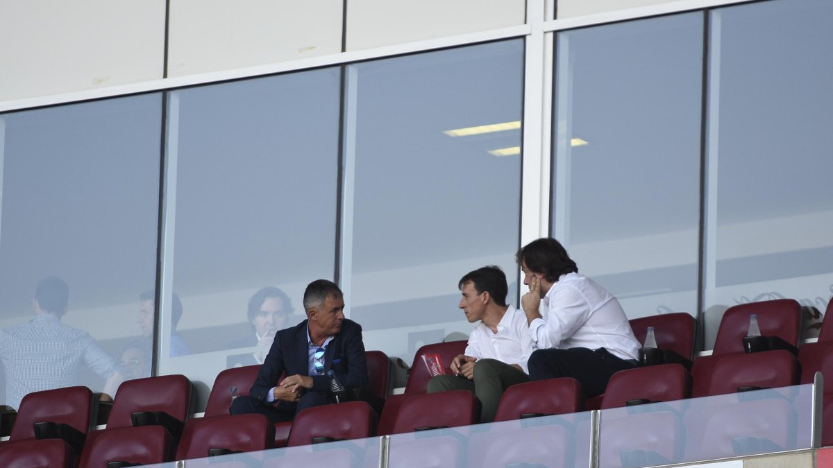 Lucas Alcaraz con Catalina y Fernández.