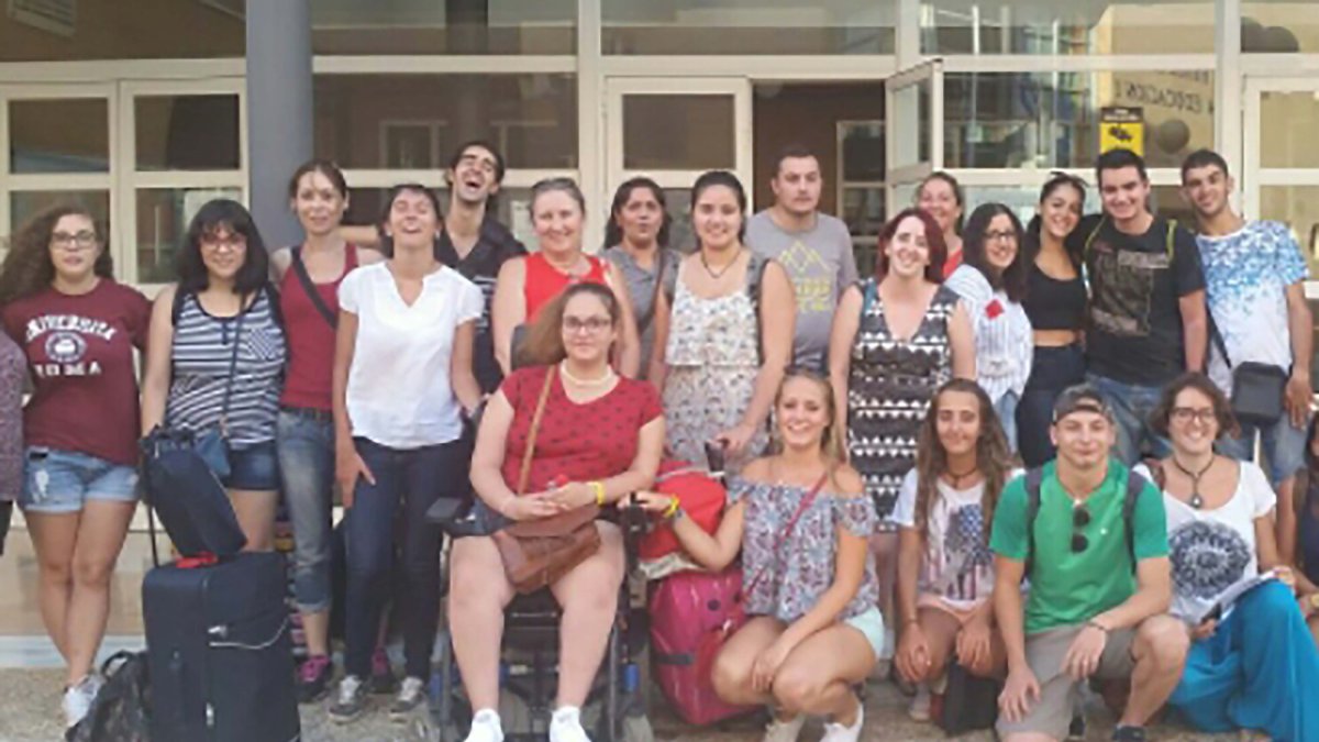 Imagen del grupo de estudiantes que participan este año en esta iniciativa.