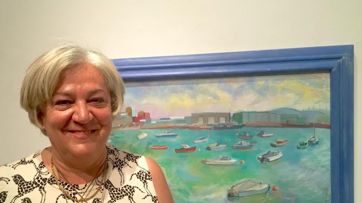 Pepa Domingo presenta sus obras en Almería hasta el 30 de octubre.