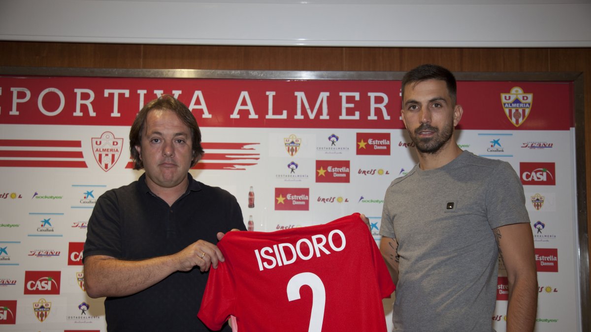 Andrés Fernández con Isidoro.