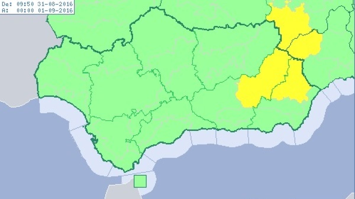 El norte de la provincia está hoy en alerta por precipitaciones y tormentas.