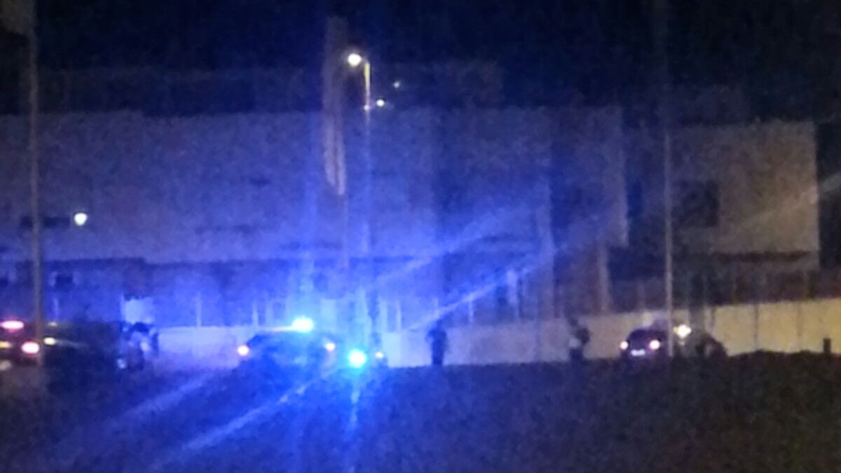 Despliegue de la Policía Nacional en la zona