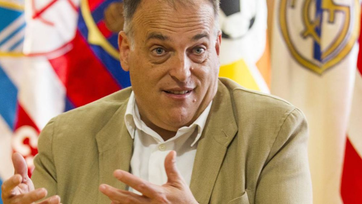 Javier Tebas, presidente de la LFP.