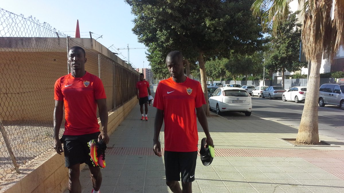 Diamanka con Jonathan.