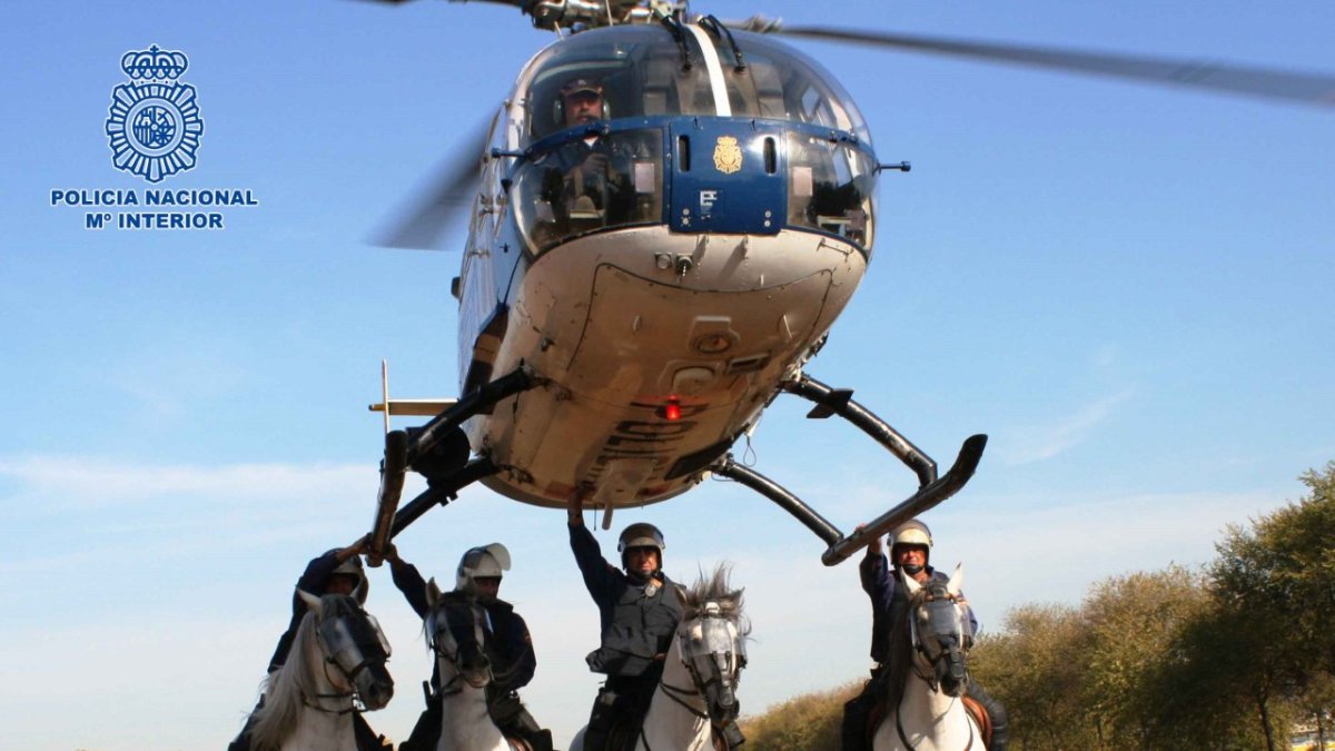 Desde el aire y a caballo se velará por la seguridad.