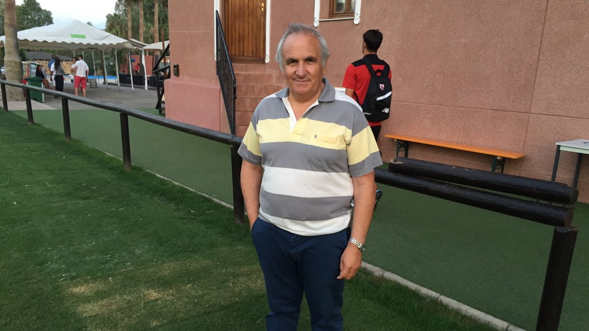 Alfonso García, en el Marbella Football Center.