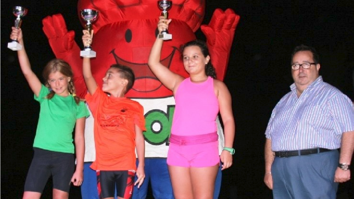 José Juan Rubí en la entrega de premios.