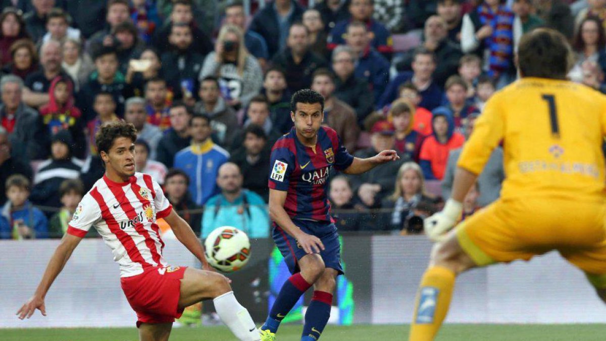 Antonio Marín, en el Camp Nou.