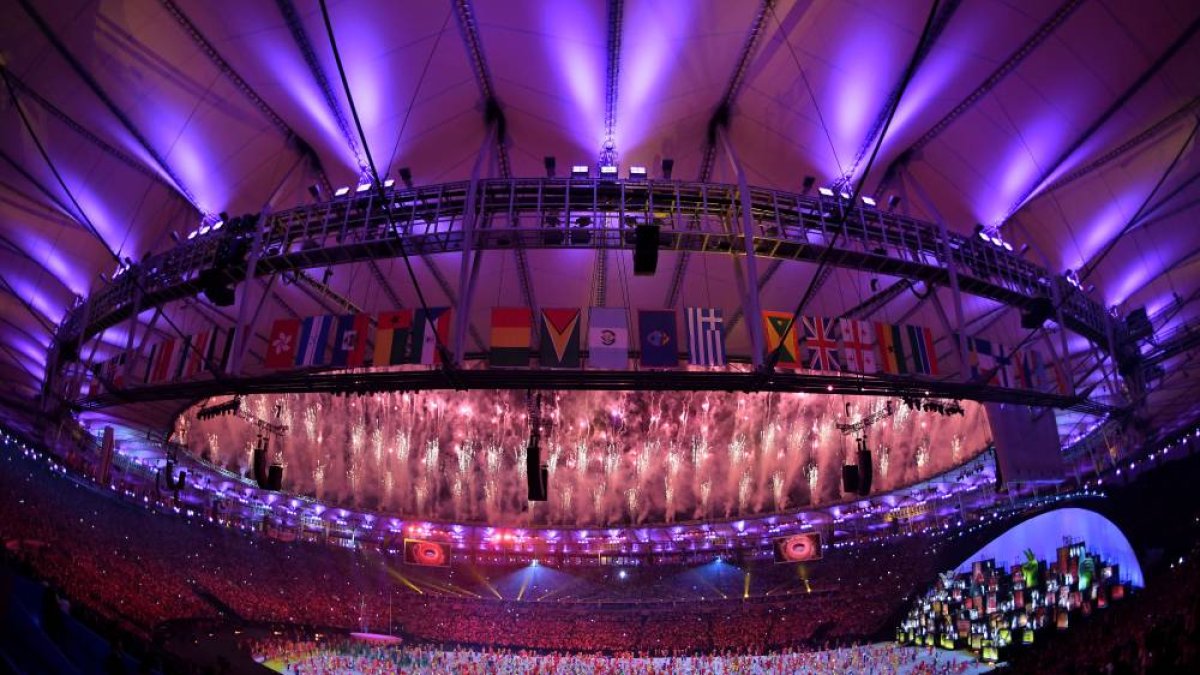 La ceremonia de apertura.