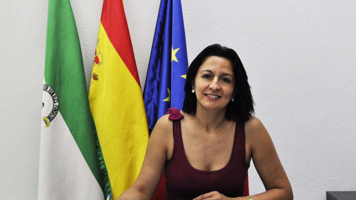 La alcaldesa de Cantoria, Purificación Sánchez.