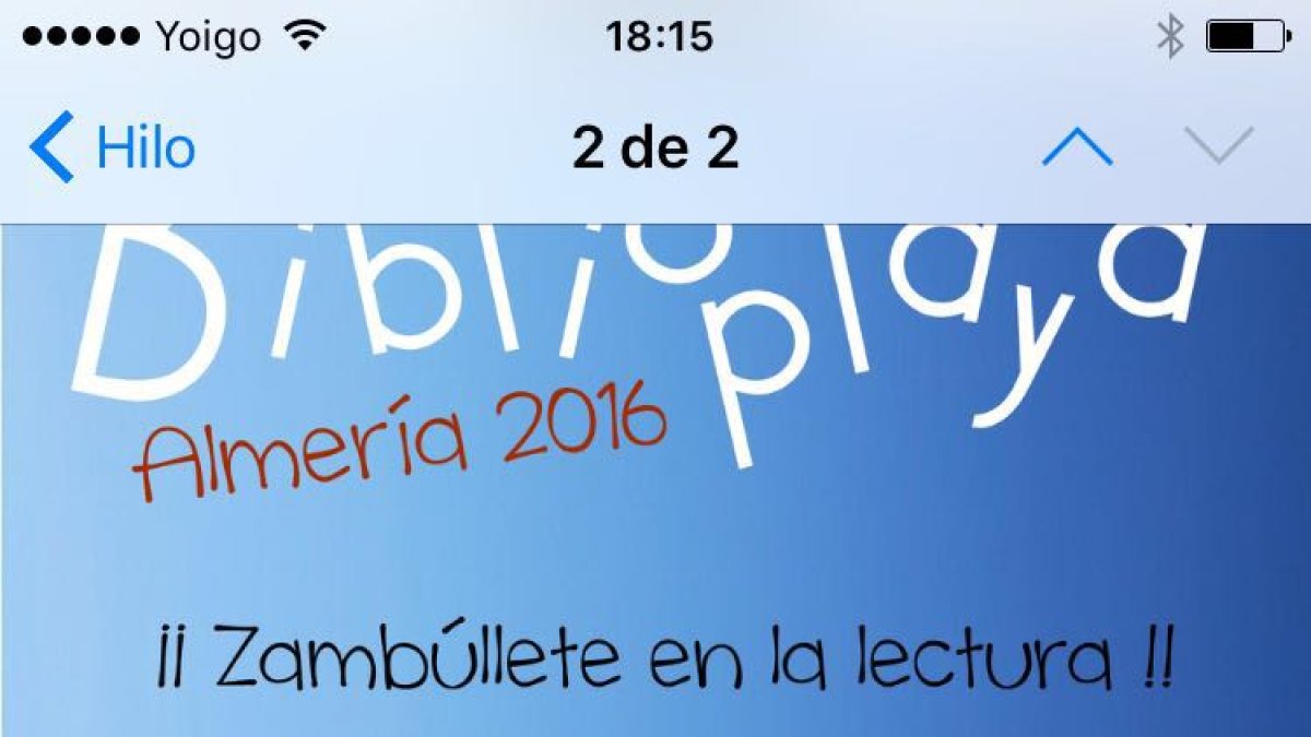Imagen del cartel de la edicicón de este año