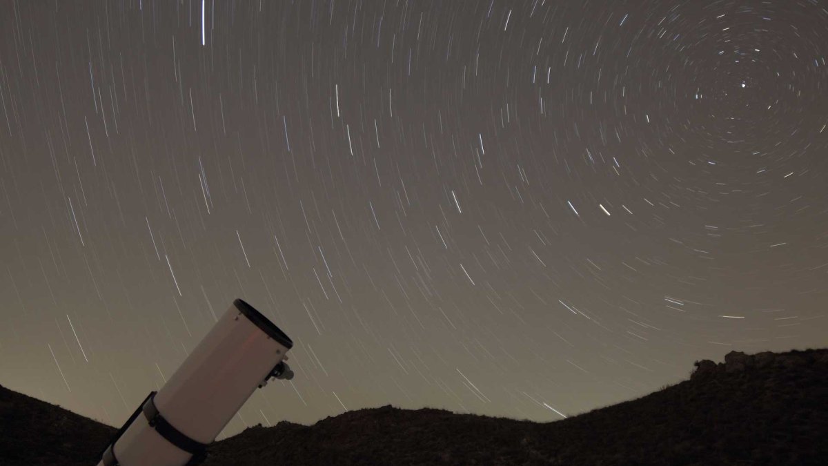 Vista de las estrellas desde Calar Alto
