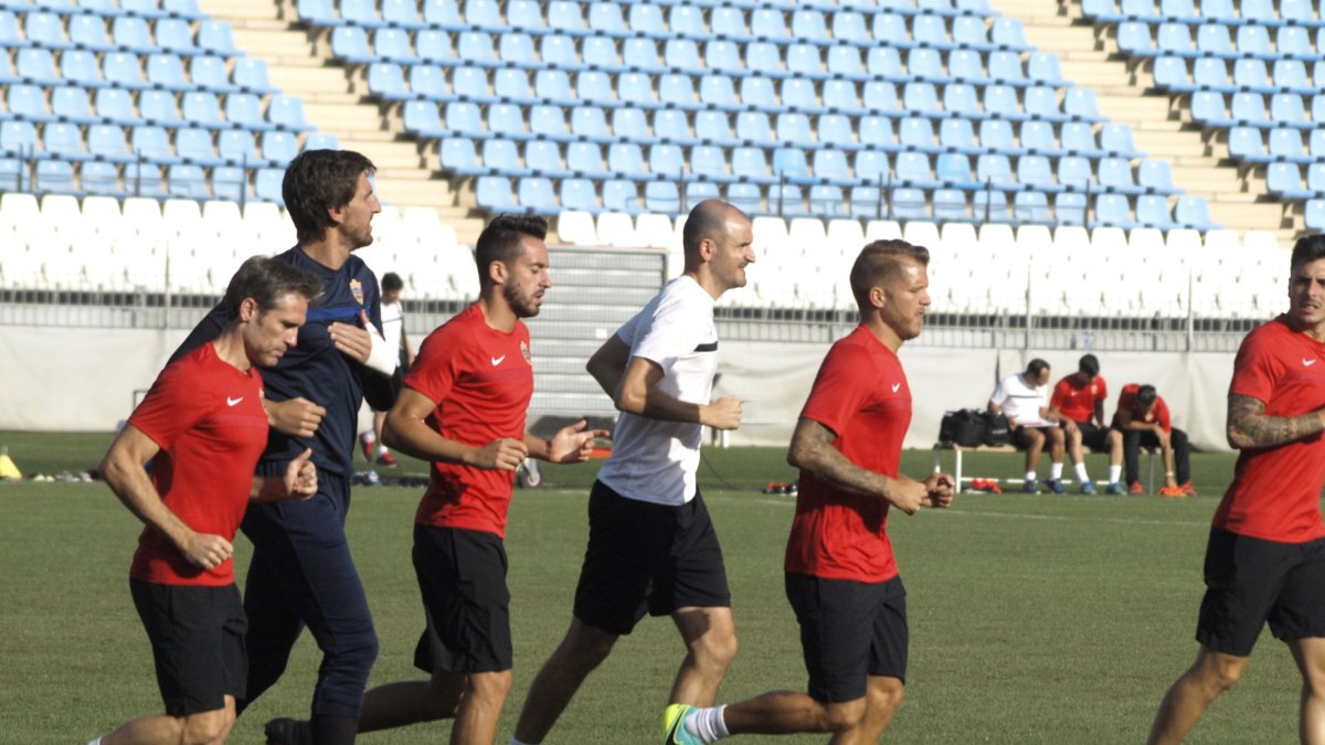 Sesión de recuperación para el Almería.