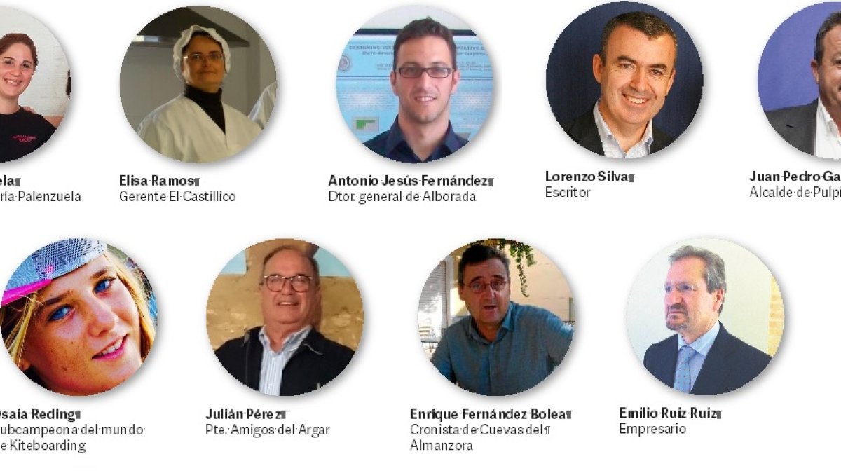 Galardonados de los Premios Levante 2016.