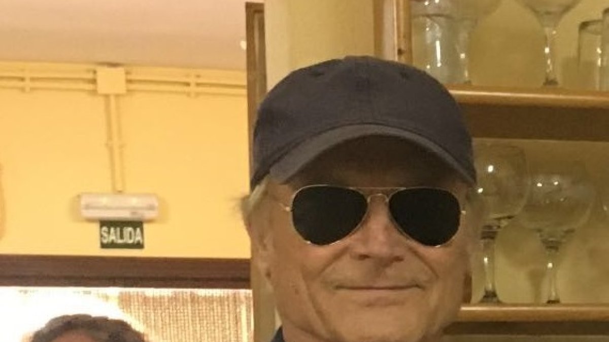 Terence Hill, en Sierra Alhamilla en junio.