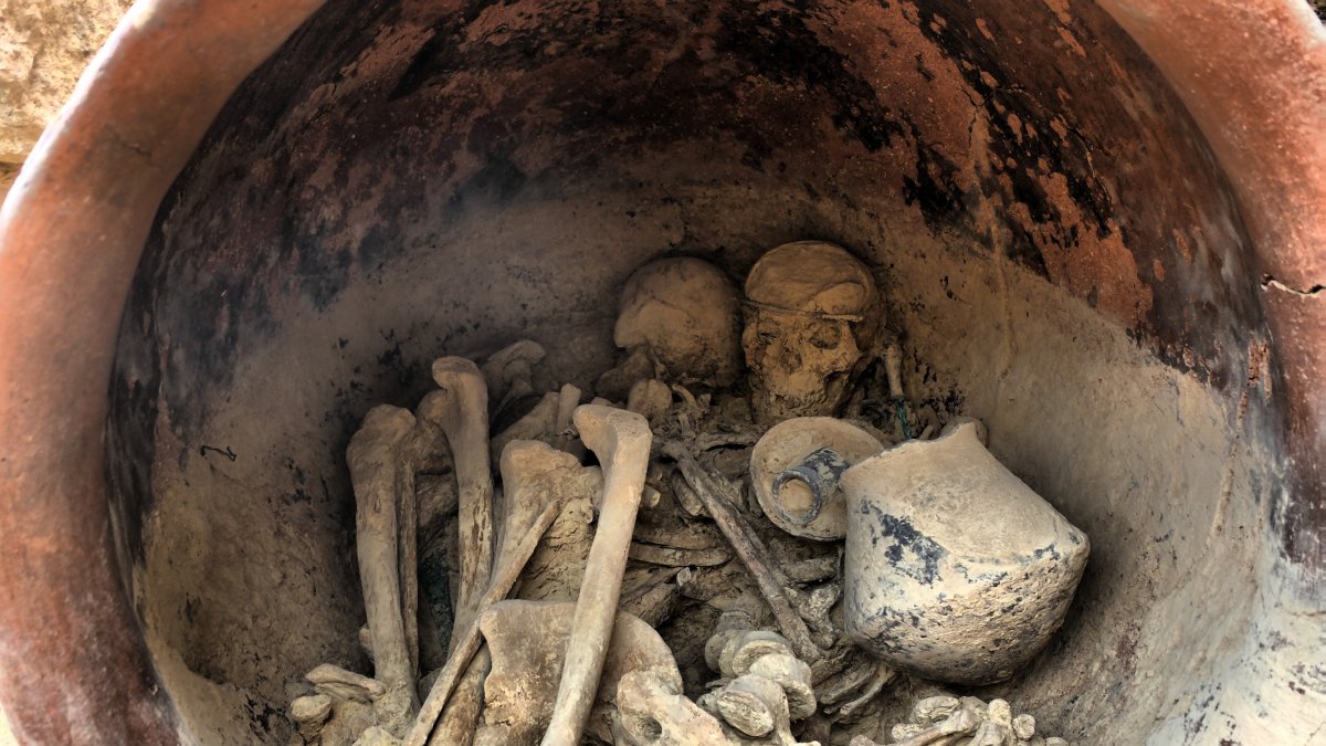 EL ANÁLISIS de los esqueletos ha permitido que los investigadores descifren la alimentación y enfermedades de los habitantes de la época argárica. ©