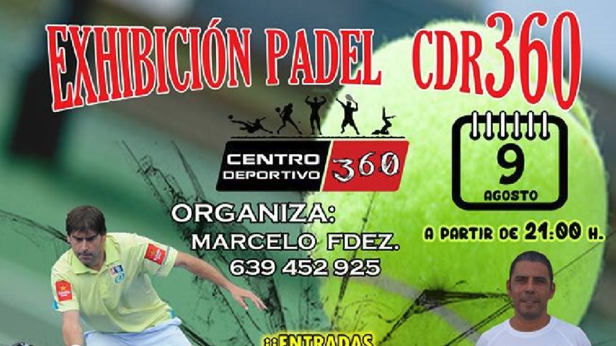 Cartel de un gran evento.