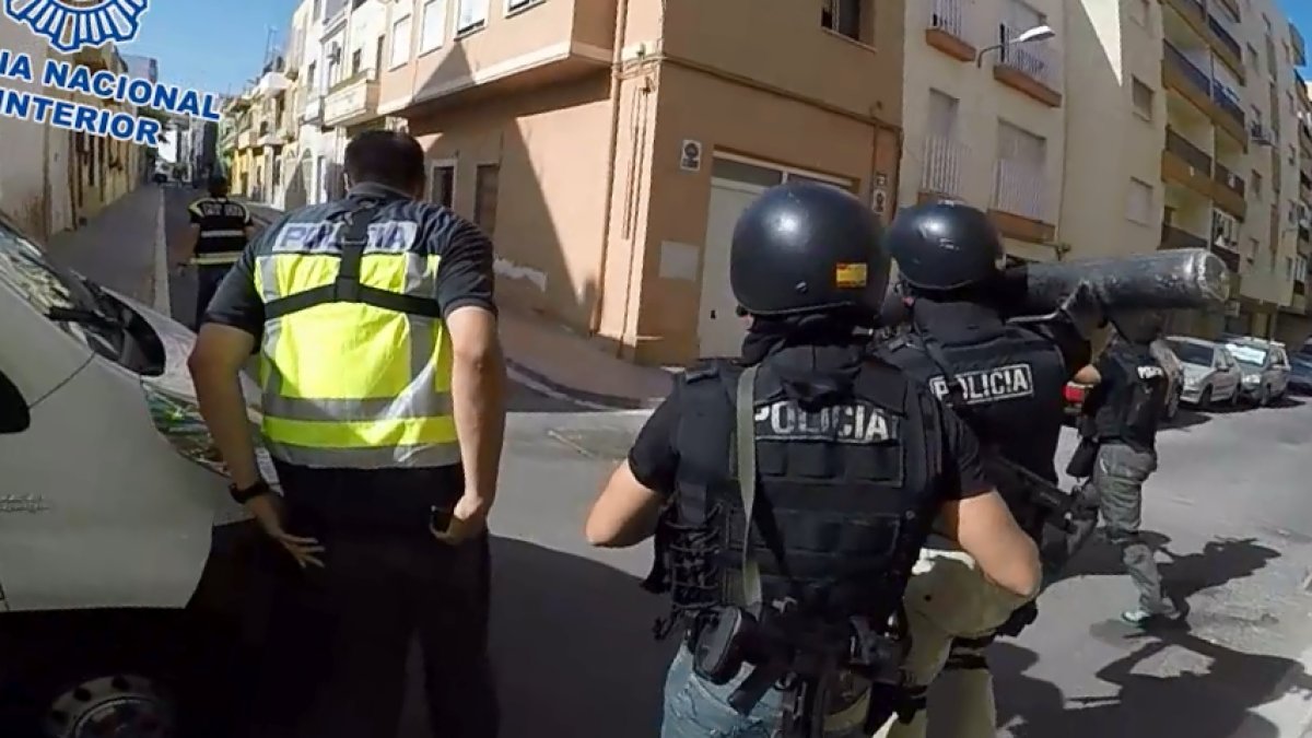 Entrada de los GOES en el domicilio de El Quemadero