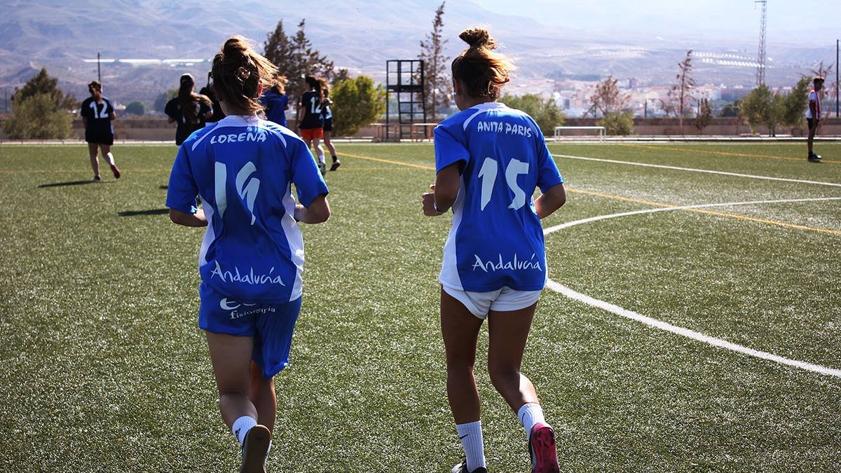 Jugadoras del club Estudiantes de Almería