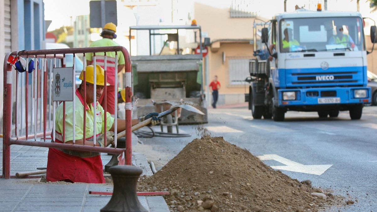 Imagen de trabajadores de Aqualia