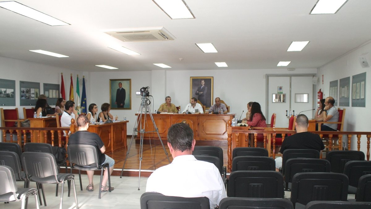 Imagen del último pleno celebrado en el Ayuntamiento de Pulpí.