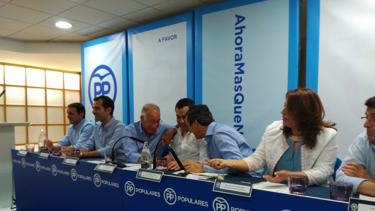 Junta Directiva provincial del pp realizada en la tarde de ayer en el hotel Tryp Indalo de la capital almeriense.