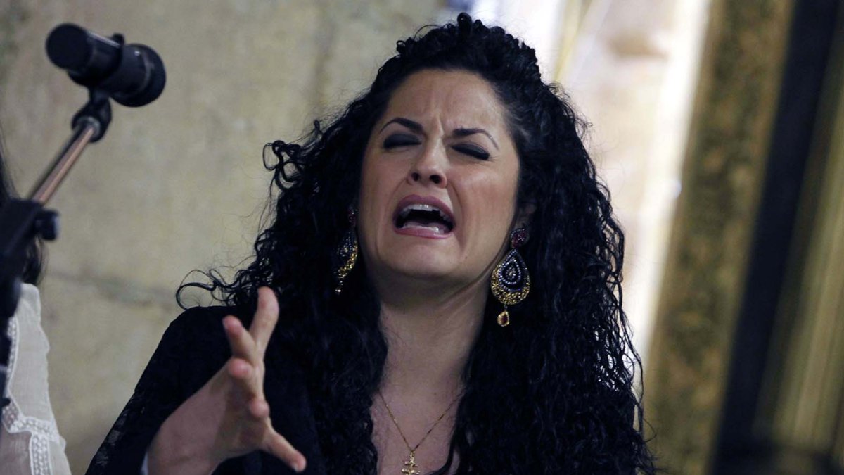 Detalle de una actuación de Rocío Segura