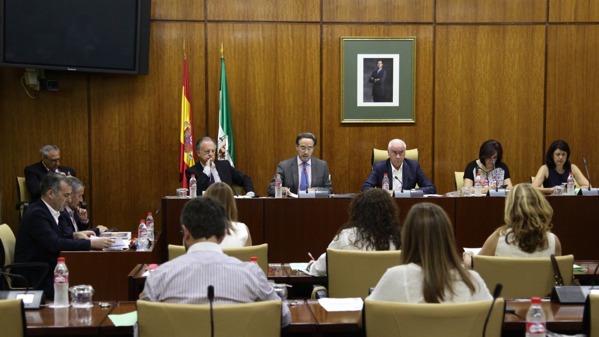 Comisión de Fomento en el Parlamento andaluz