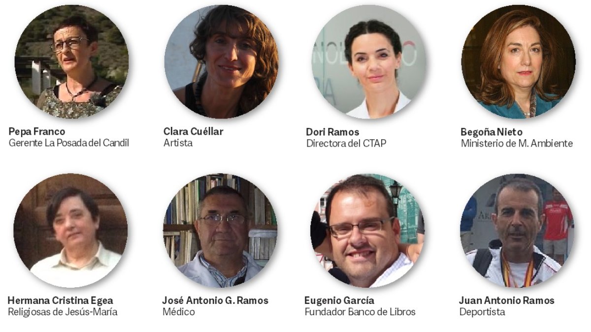 Galardonados en los VII Premios Almanzora que se celebran hoy en Oria.