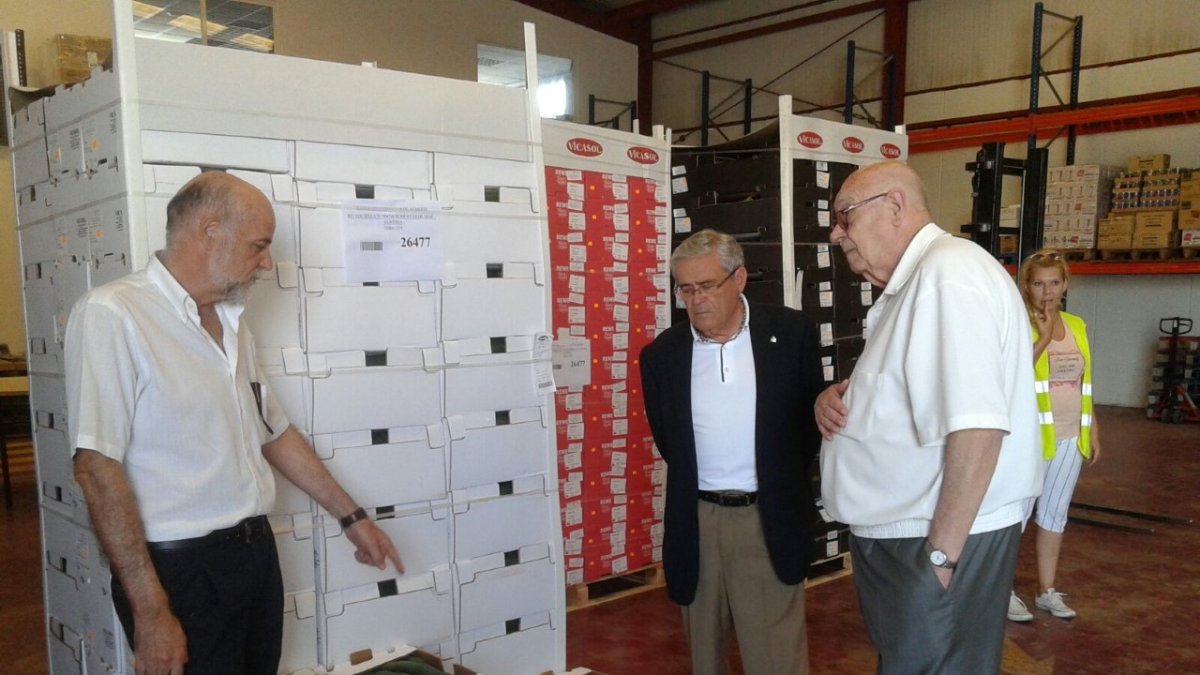Visita esta mañana al Banco de Alimentos.