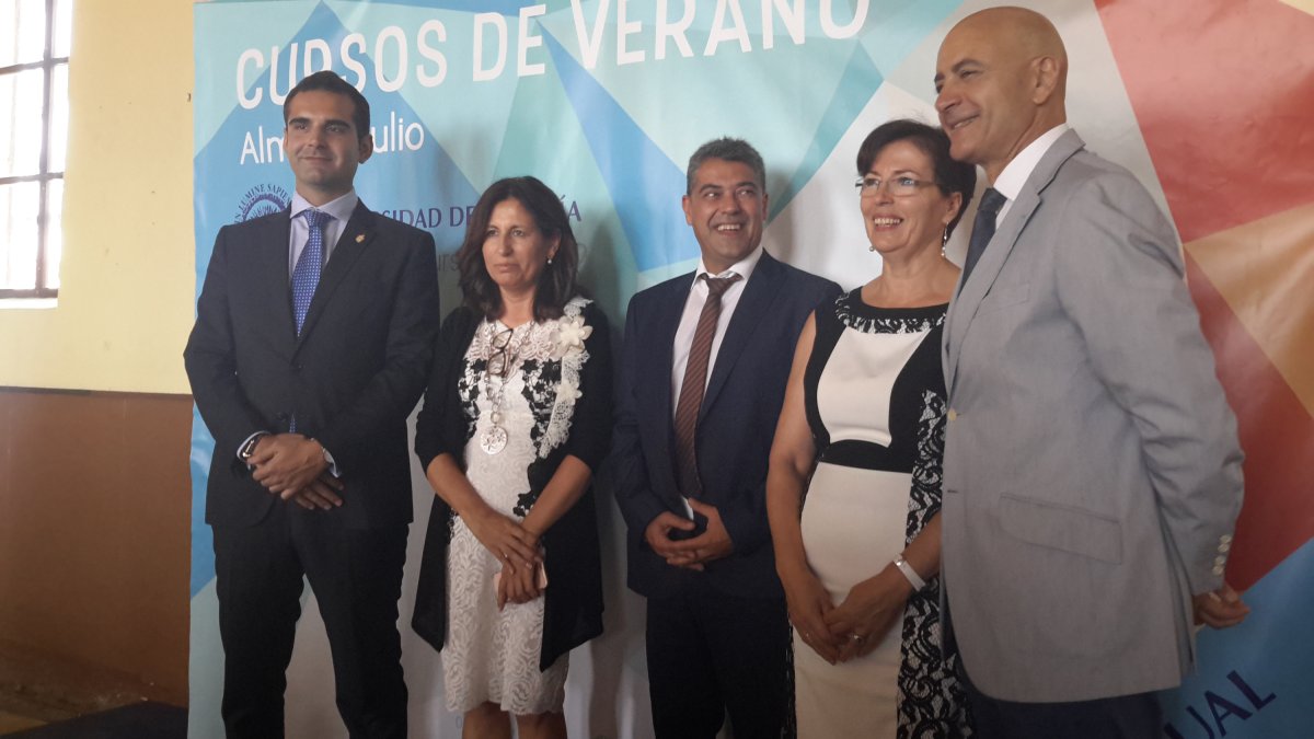 Ramón Fernández-Pacheco, Trinidad Cabeo, Carmelo Torres, Gracia Fernández y Diego Martínez