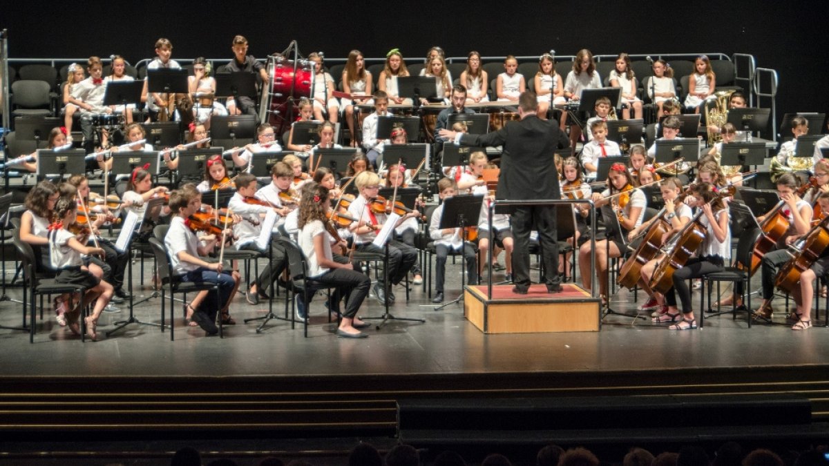 Imagen de uno de los momentos del concierto en el Maestro Padilla.