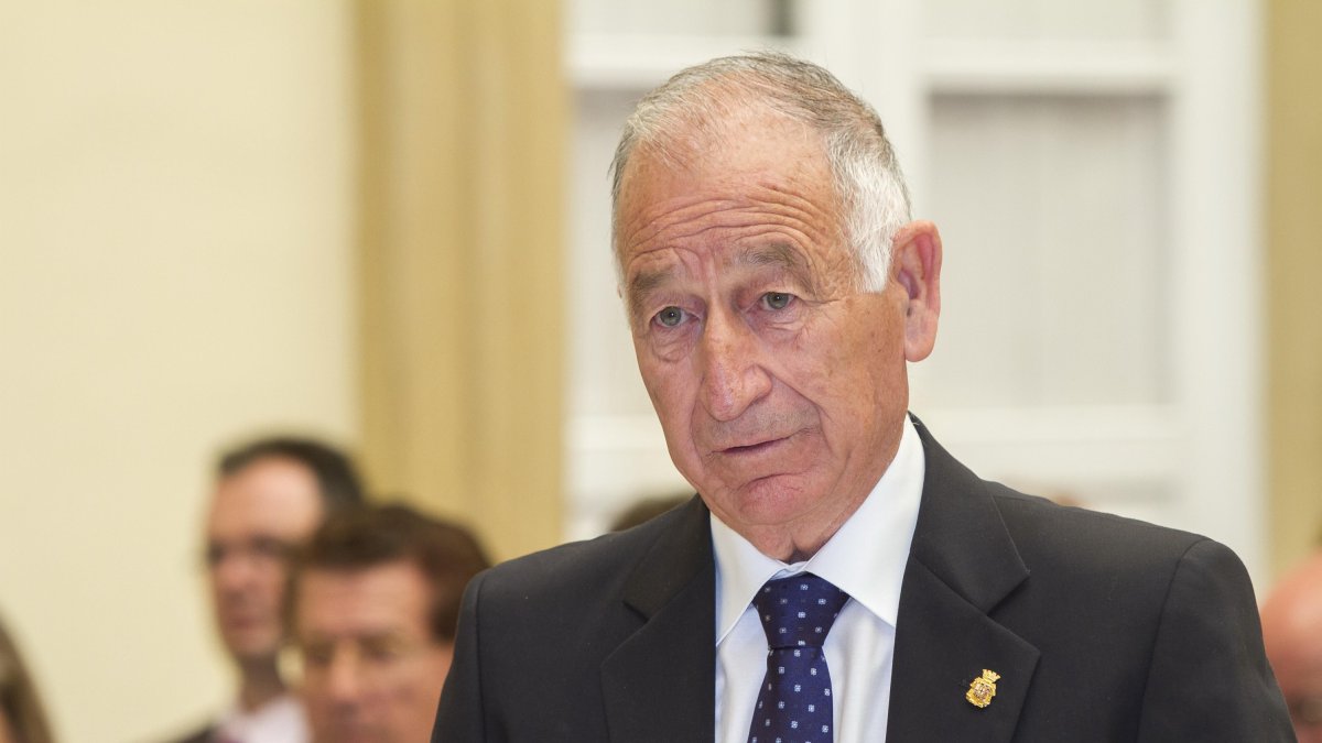 Gabriel Amat durante la toma de posesión como presidente de la Diputación.