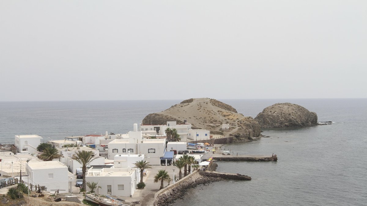 Imagen de La Isleta del Moro, en Cabo de Gata.